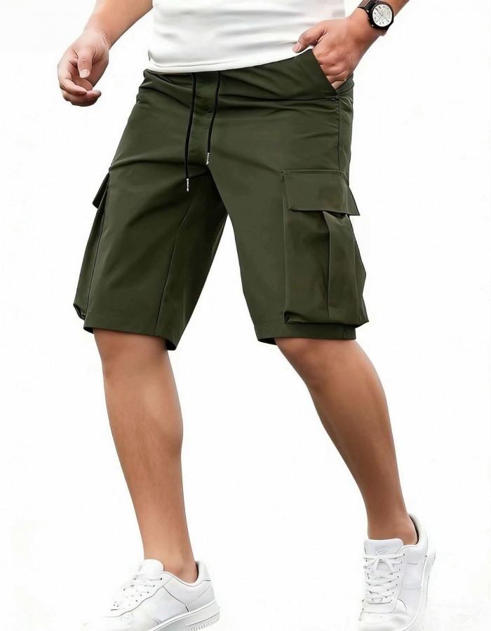 Men's Loose-Fit Casual Pants With Multiple Pockets