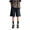 Waterproof Cargo Shorts Mens Loose Cropped Trousers