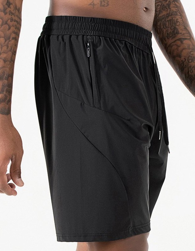 Men's Summer Loose-Fit Sports Casual Ice Silk Quick-Drying Breathable Running Fitness Training Shorts