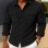Mens Loose-fit Corduroy Shirt-coat