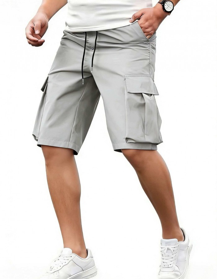 Men's Loose-Fit Casual Pants With Multiple Pockets