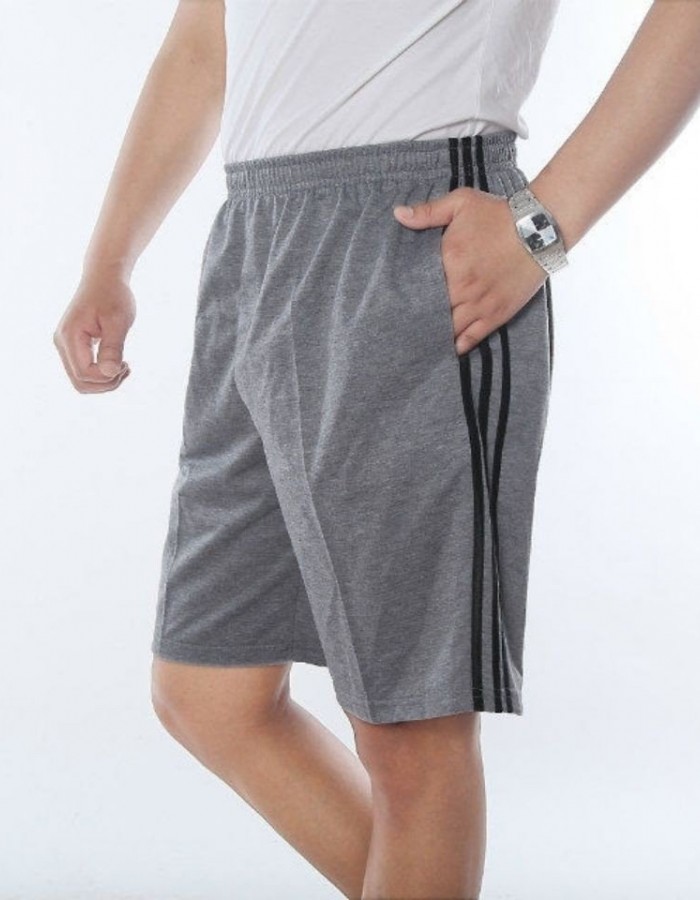 Men's Sporty Casual Shorts Patchwork Cropped Trousers