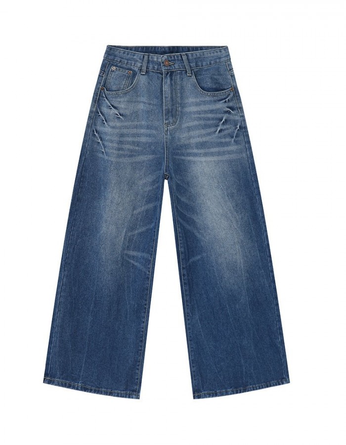 Men's Summer New Loose Straight Jeans