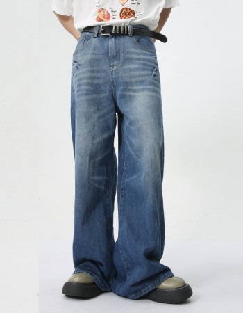 Men's Summer New Loose Straight Jeans