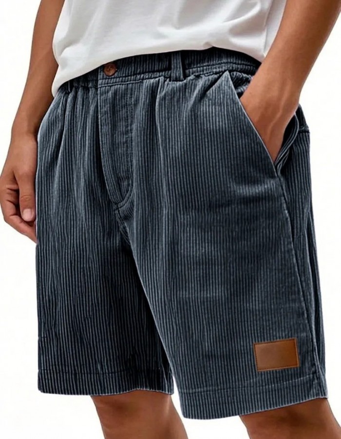 Men's Corduroy Casual Workwear Shorts