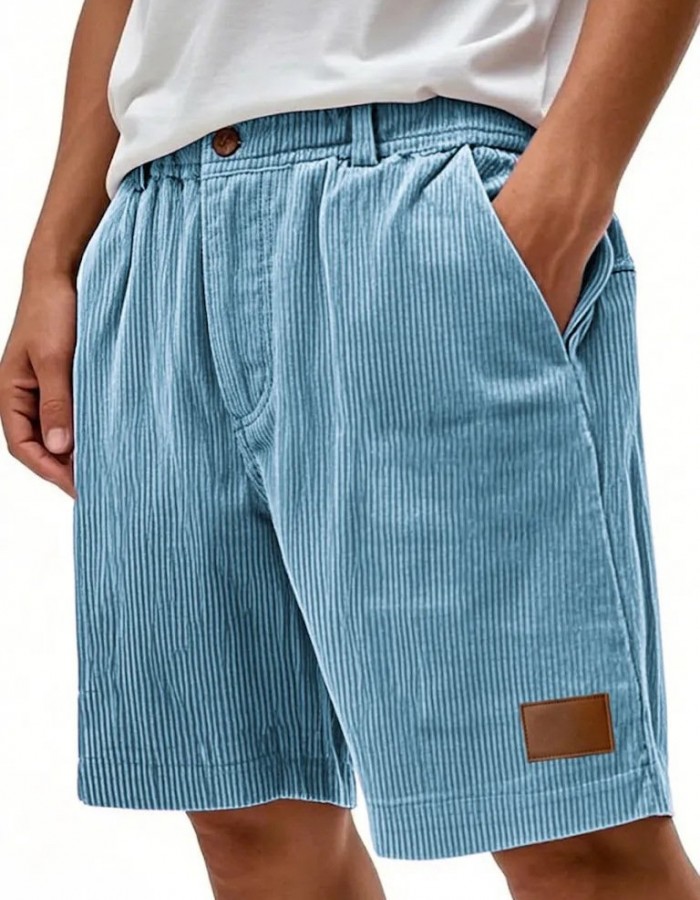 Men's Corduroy Casual Workwear Shorts