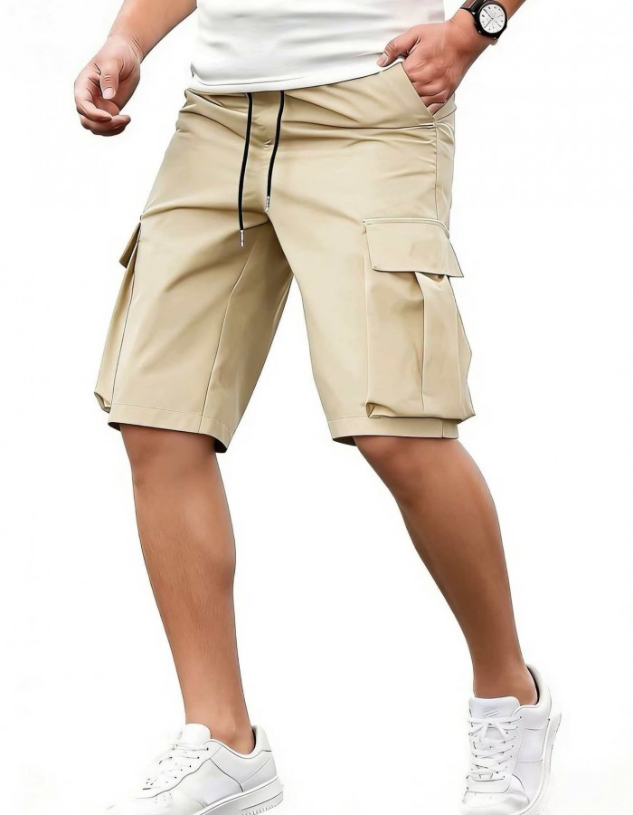 Men's Loose-Fit Casual Pants With Multiple Pockets
