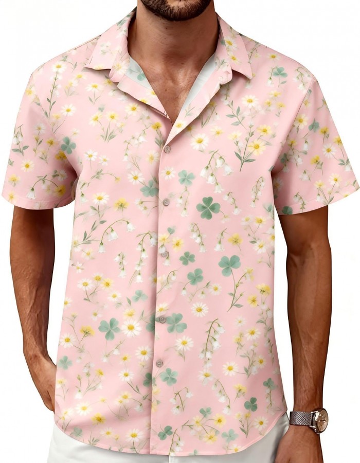 Men's Printed Casual Fashion Short-Sleeve