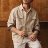 Old Money Style Vintage Linen Shirt