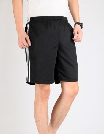 Men's Sporty Casual Shorts Patchwork Cropped Trousers
