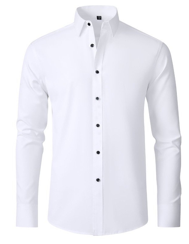 Four-way Stretch Wrinkle-resistant Lightweight Mens Non-iron Shirt