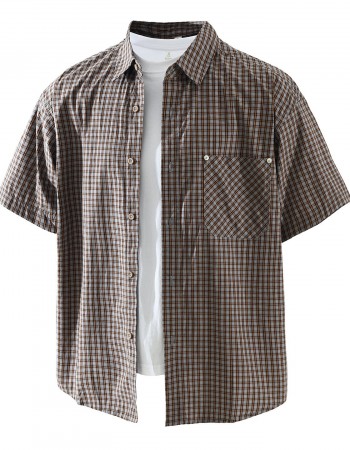 Men's Fashionable Casual Loose Short-Sleeve Shirt