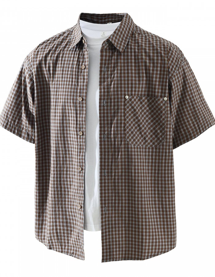 Men's Fashionable Casual Loose Short-Sleeve Shirt