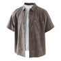 Men's Fashionable Casual Loose Short-Sleeve Shirt