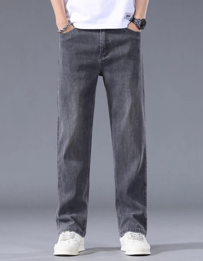 Thin Straight Loose High-end Business Casual Long Pants Men