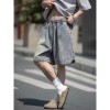 Men's Denim Shorts Straight-Leg Casual Shorts