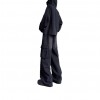 Washed Vintage Denim Men's Versatile Wide-Leg Multi-Pocket Casual Pants