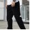 Men's Black Trend Simple All-matching Jeans Fashion Personality