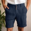 Comfortable And Breathable Cotton-blend Shorts For Leisure And Vacation