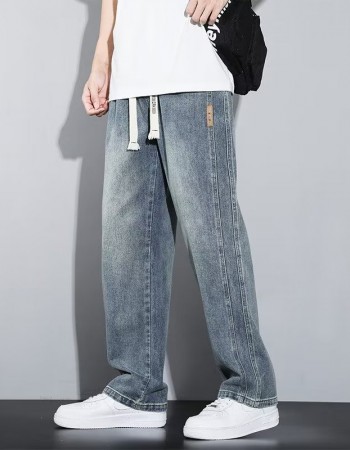 High-looking Comfortable Straight Loose Wide-leg Men's Casual Jeans