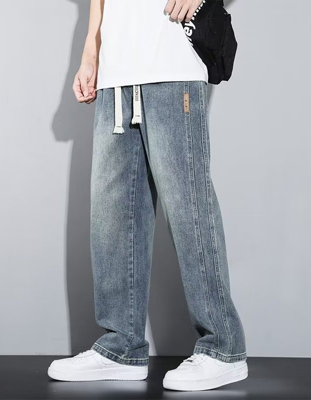 High-looking Comfortable Straight Loose Wide-leg Men's Casual Jeans