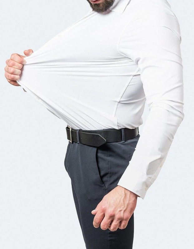 Four-way Stretch Wrinkle-resistant Lightweight Mens Non-iron Shirt