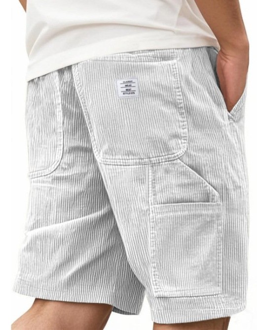 Men's Multi-Pocket Workwear Vintage Corduroy Shorts