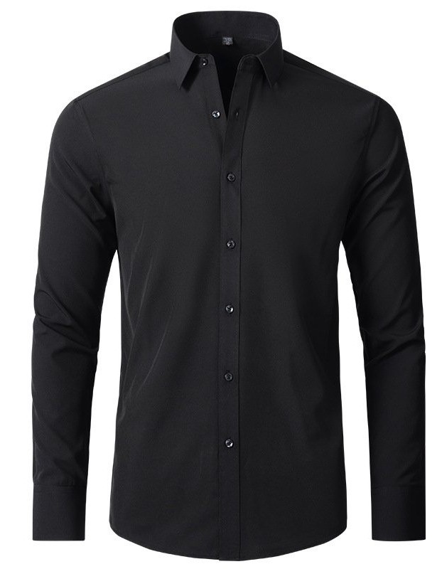 Four-way Stretch Wrinkle-resistant Lightweight Mens Non-iron Shirt