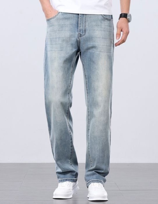 Loose Straight Summer Thin Men's Jeans
