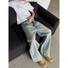 Light-blue Washed-in-wash-and-wear Jeans For Men That Go With Everything