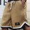 Men's Casual Loose Striped Webbing Trendy Plaid Sports Shorts