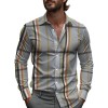 Men's Printed Long-Sleeve Shirt