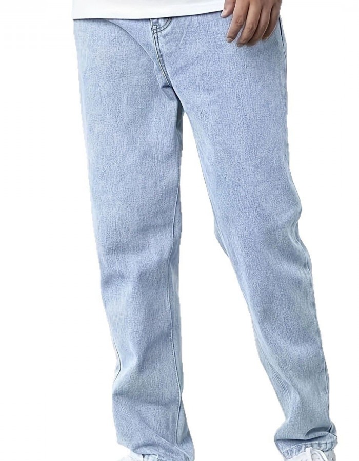 Youth Slim Jeans Men's Fashion Casual Men's Clothing