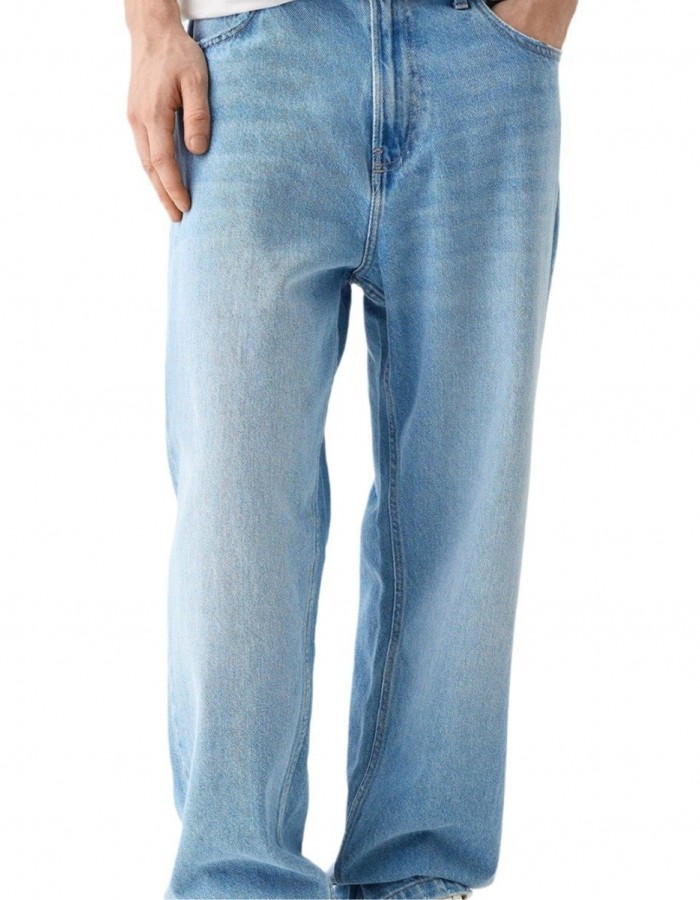Creative Casual Versatile Men's Straight Jeans