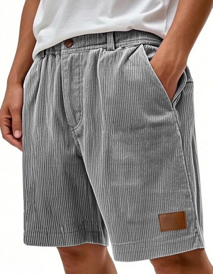 Men's Corduroy Casual Workwear Shorts