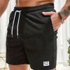 Lace-up Drawstring Shorts Summer Corduroy Sports Short Pants Mens Clothing