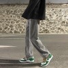 Smoke Gray Men's Loose Wide-leg Straight Jeans