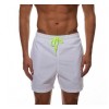 Summer Men's Solid-Colored Athletic Casual Cropped Shorts