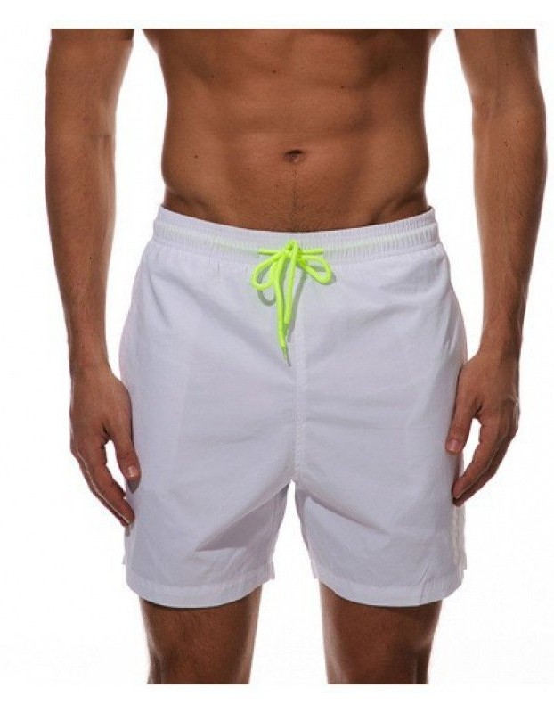 Summer Men's Solid-Colored Athletic Casual Cropped Shorts