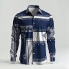 Men's Printed Long-Sleeve Shirt