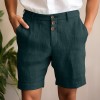 Comfortable And Breathable Cotton-blend Shorts For Leisure And Vacation