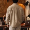 Old Money Style Vintage Linen Shirt