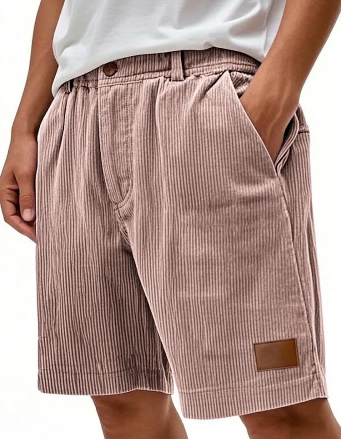 Men's Corduroy Casual Workwear Shorts