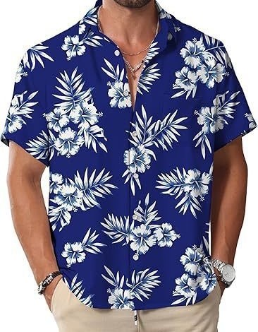 Men's Printed Casual Fashion Short-Sleeve