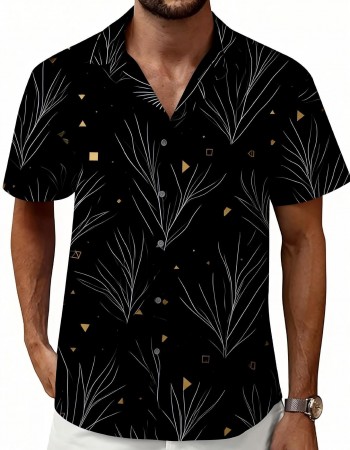 Men's Printed Casual Fashion Short-Sleeve