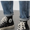 Light-colored Jeans Men's Loose Straight Ripped Leisure Tapered Stretch