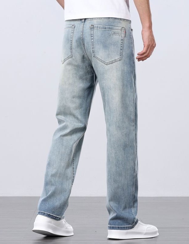 Loose Straight Summer Thin Men's Jeans