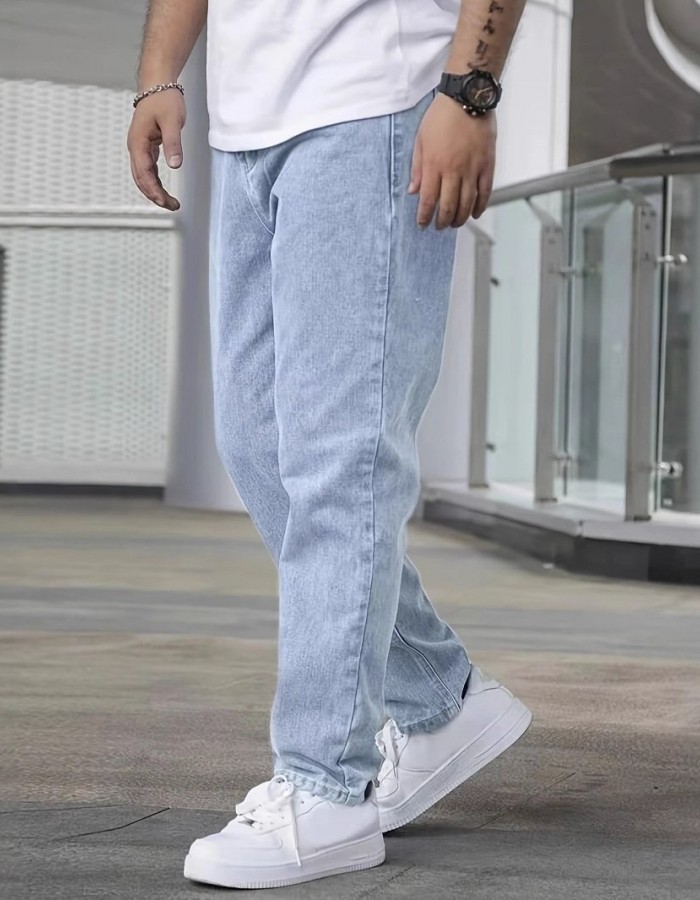 Youth Slim Jeans Men's Fashion Casual Men's Clothing