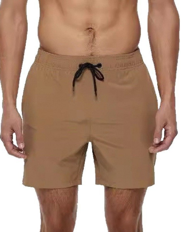 Summer Men's Solid-Colored Athletic Casual Cropped Shorts