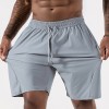 Men's Summer Loose-Fit Sports Casual Ice Silk Quick-Drying Breathable Running Fitness Training Shorts